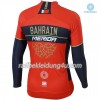 Radtrikot 2018 Bahrain-Merida Winter Thermal Fleece N001